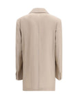 Max Mara Beige Wool Blazer