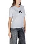 Karl Lagerfeld White Cotton T-Shirt