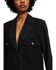 Karl Lagerfeld Black Polyester Blazer