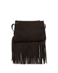 PINKO Brown Calf Leather Bos Taurus Shoulder Bag