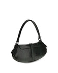 Ganni Blue Recycled Leather Shoulder Bag