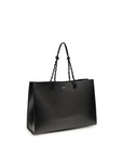 Jil Sander Black Calf Leather Bos Taurus Shoulder Bag