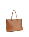 Jil Sander Brown Calf Leather Bos Taurus Shoulder Bag