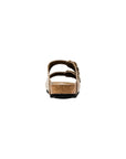 Birkenstock Beige Leather Flat Sandals