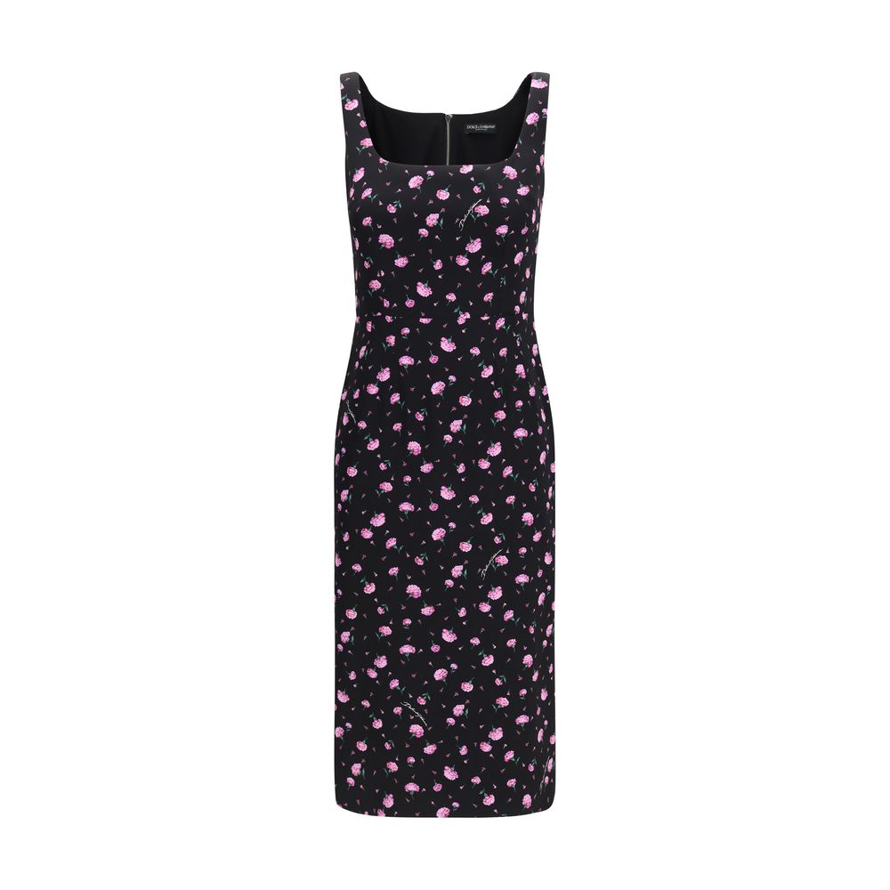 Dolce &amp; Gabbana Multicolor Silk Casual Dress