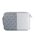 Michael Kors Gray Canvas Crossbody Bag