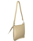 Coccinelle Beige Leather Women Handbag