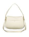 Coccinelle Bianco Leather Women Handbag