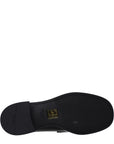 Prada Black Leather Slip-On Loafers