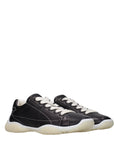 Prada Black Leather Sneakers
