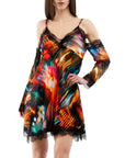 Moschino Multicolor Viscose Casual Dress