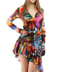 Moschino Multicolor Viscose Casual Dress