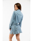 Moschino Multicolor Cotton Casual Dress