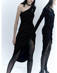 Patrizia Pepe Bicolor Polyester Tank Tops