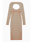 Patrizia Pepe Bicolor Nylon Casual Dress