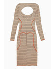 Patrizia Pepe Bicolor Nylon Casual Dress