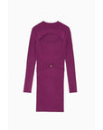 Patrizia Pepe Purple Viscose Casual Dress