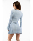 Moschino Multicolor Wool Casual Dress