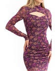 Patrizia Pepe Purple Polyester Casual Dress
