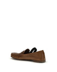 Versace Brown Lamb Ovis Aries Aries Slip-On Loafers