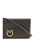 PINKO Bicolor Calf Leather Bos Taurus Clutch Bag