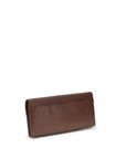 PINKO Bordeaux Calf Leather Bos Taurus Clutch Bag