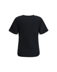 PINKO Black Cotton T-Shirt