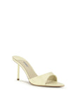 LE SILLA Bicolor Calf Leather Bos Taurus Stiletto Heel Sandals
