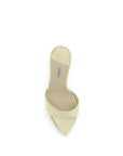 LE SILLA Bicolor Calf Leather Bos Taurus Stiletto Heel Sandals