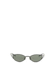 Alexander McQueen Black Metal Sunglasses