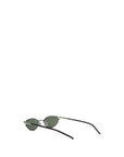 Alexander McQueen Black Metal Sunglasses