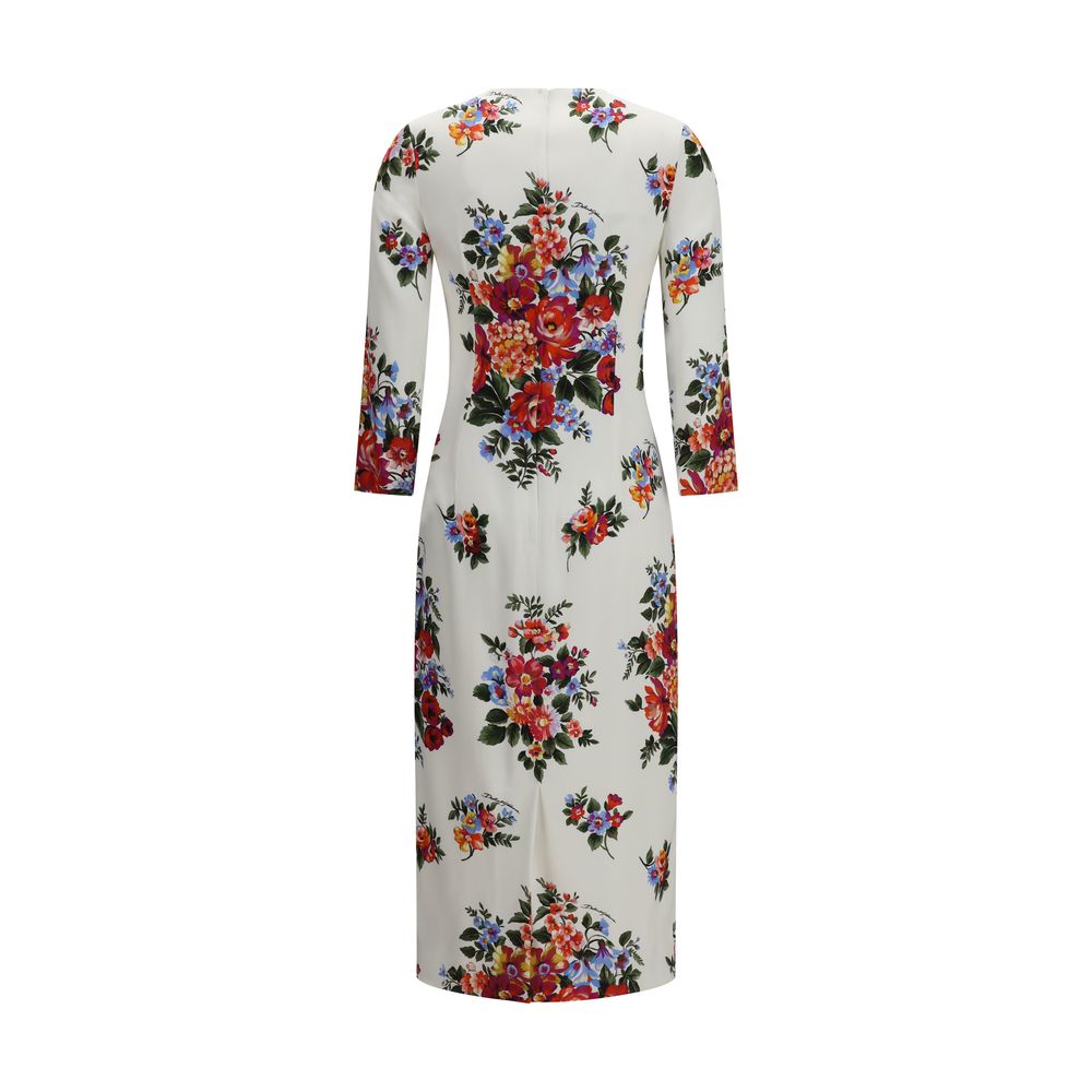 Dolce &amp; Gabbana Multicolor Polyester Casual Dress
