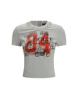 Dolce & Gabbana Gray Cotton T-Shirt
