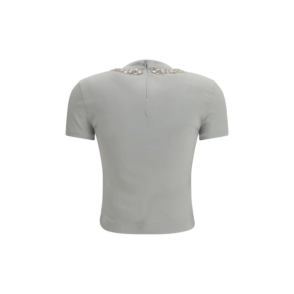 Dolce &amp; Gabbana Gray Cotton T-Shirt