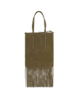 PINKO Bicolor Calf Leather Bos Taurus Shoulder Bag