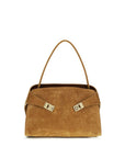 Ferragamo Beige Goatskin Shoulder Bag