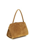 Ferragamo Beige Goatskin Shoulder Bag
