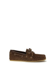 Gucci Brown Calf Leather Bos Taurus Slip-On Loafers
