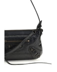 Balenciaga Black Lamb Ovis Aries Aries Shoulder Bag