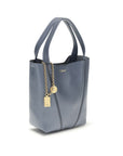 Chloé Blue Calf Leather Bos Taurus Shoulder Bag