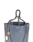 Chloé Blue Calf Leather Bos Taurus Shoulder Bag