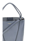 Chloé Blue Calf Leather Bos Taurus Shoulder Bag
