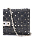 Valentino Garavani Black Lamb Ovis Aries Aries Shoulder Bag