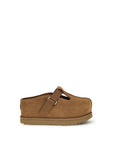 UGG Brown Calf Leather Bos Taurus Mules