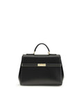 Dolce & Gabbana Black Calf Leather Bos Taurus Shoulder Bag