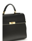 Dolce & Gabbana Black Calf Leather Bos Taurus Shoulder Bag