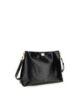 Dolce & Gabbana Black Calf Leather Bos Taurus Shoulder Bag