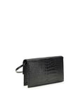Tom Ford Black Calf Leather Bos Taurus Shoulder Bag