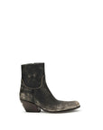Balenciaga Black Calf Leather Bos Taurus Ankle Boots