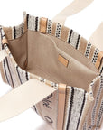 Chloé Beige Linen Tote Bag